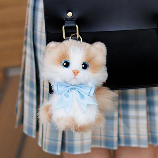Ragdoll Cat Keychain โ Kawaii Bag Charm for Teens