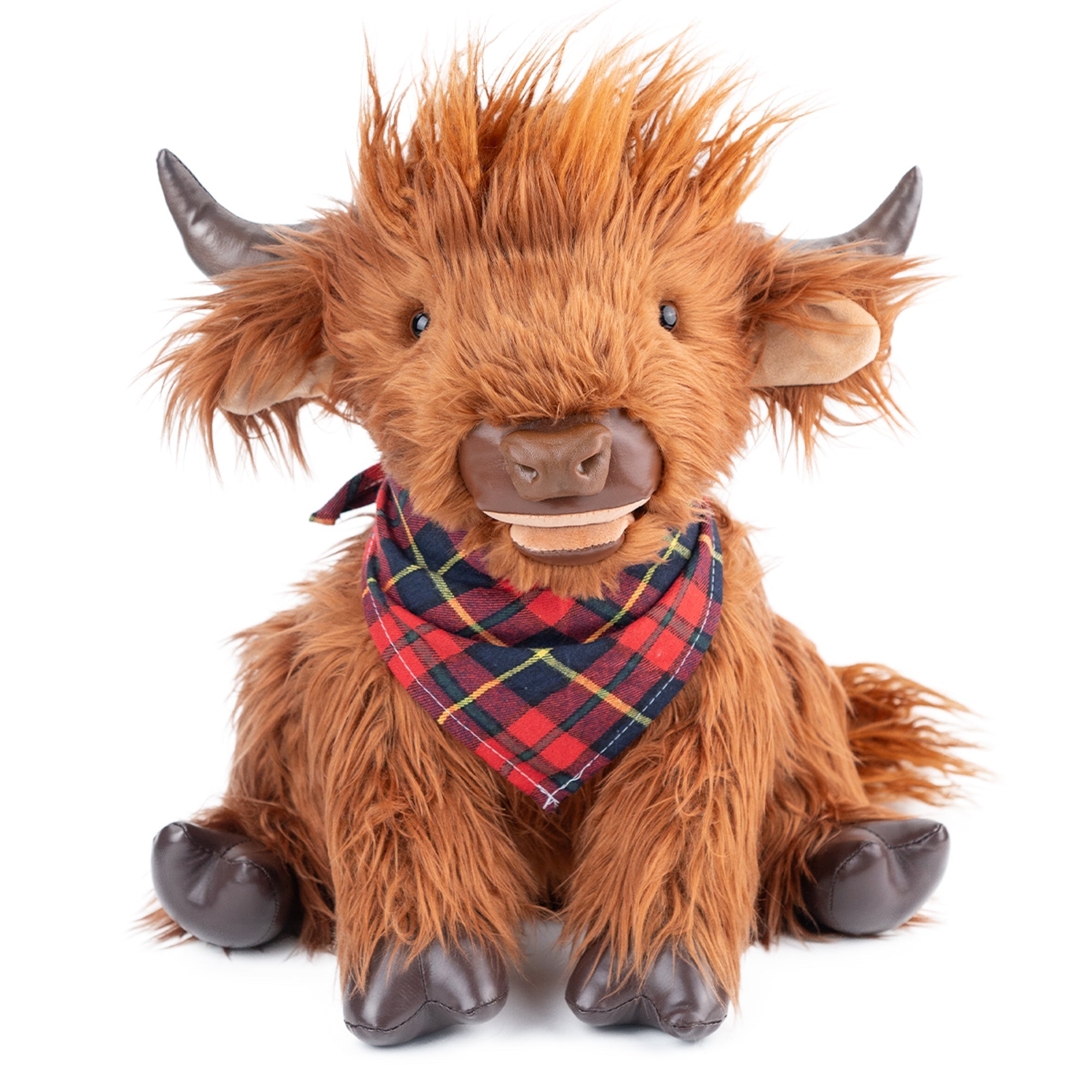 Highland Cow Plush – Weighted Toy for Kids & Adults