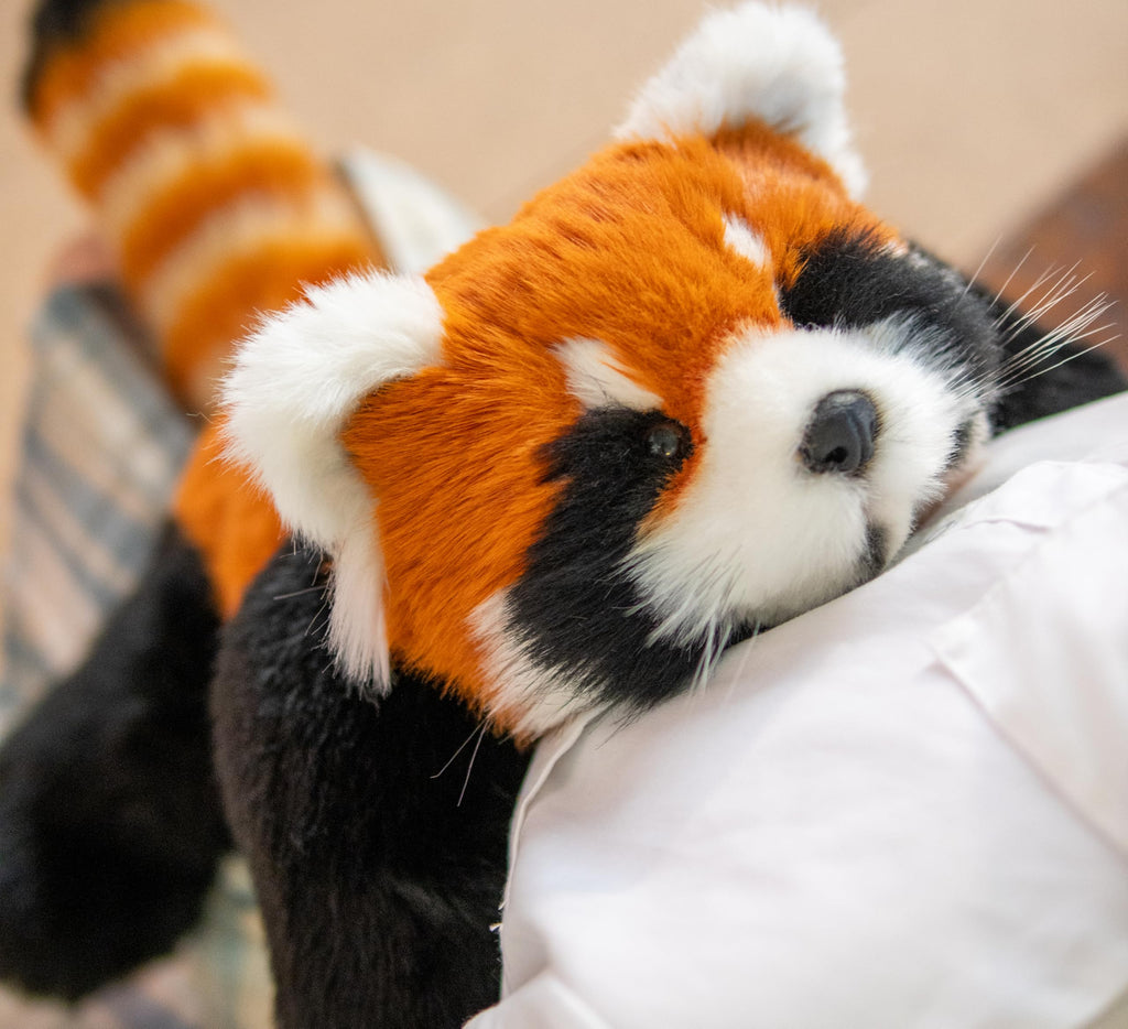 Breathing Red Panda Plush – Lifelike Calming Toy Gift