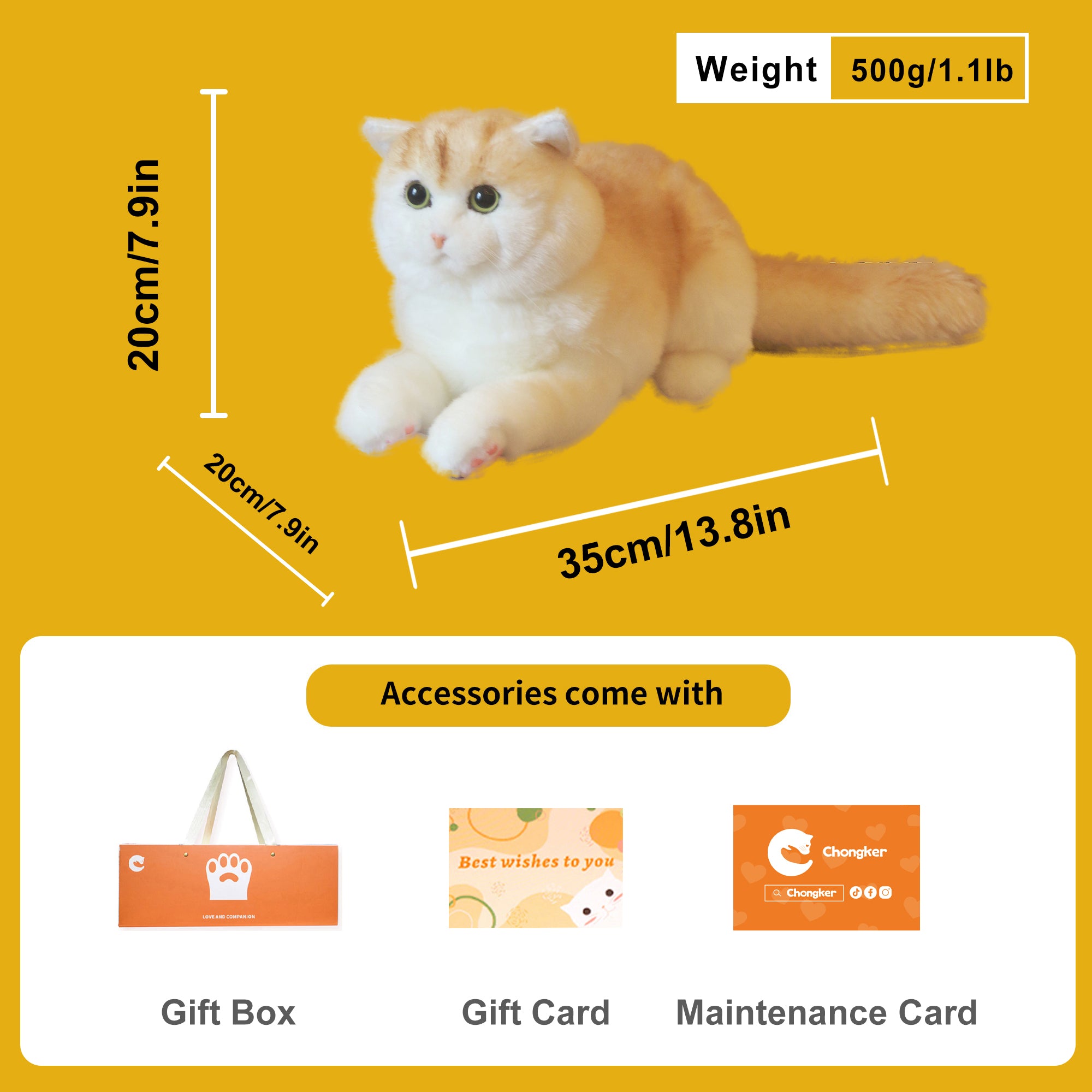Golden Retriever Plush – Weighted Emotional Support Toy Gift